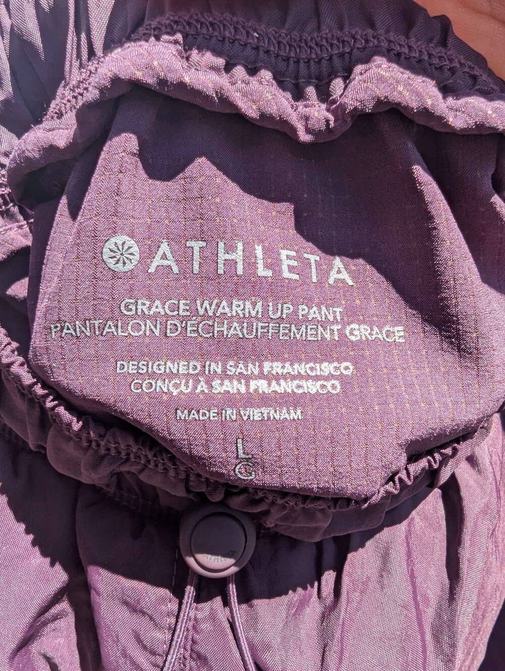 Athleta Grace Warmup Pant - Picture 5 of 6